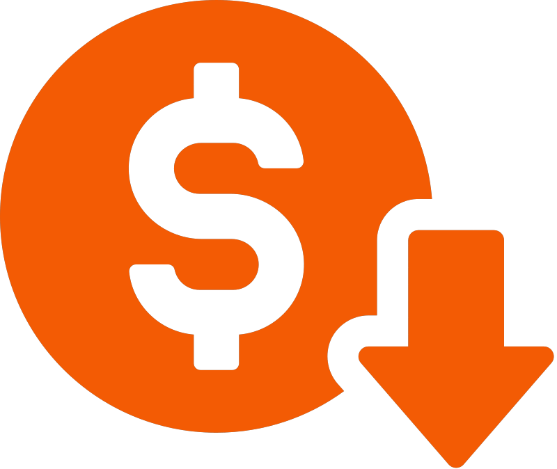 Ícone de valores